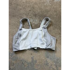 Brooks Sports Bra 34C Light Support Gray Workout‎ Fitness Exercise